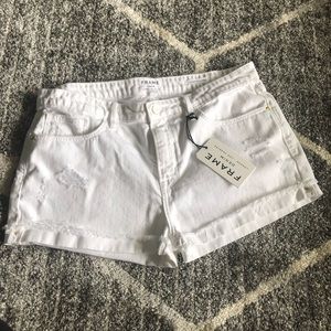 Frame Denim Le Grand Garçon Cuffed Shorts